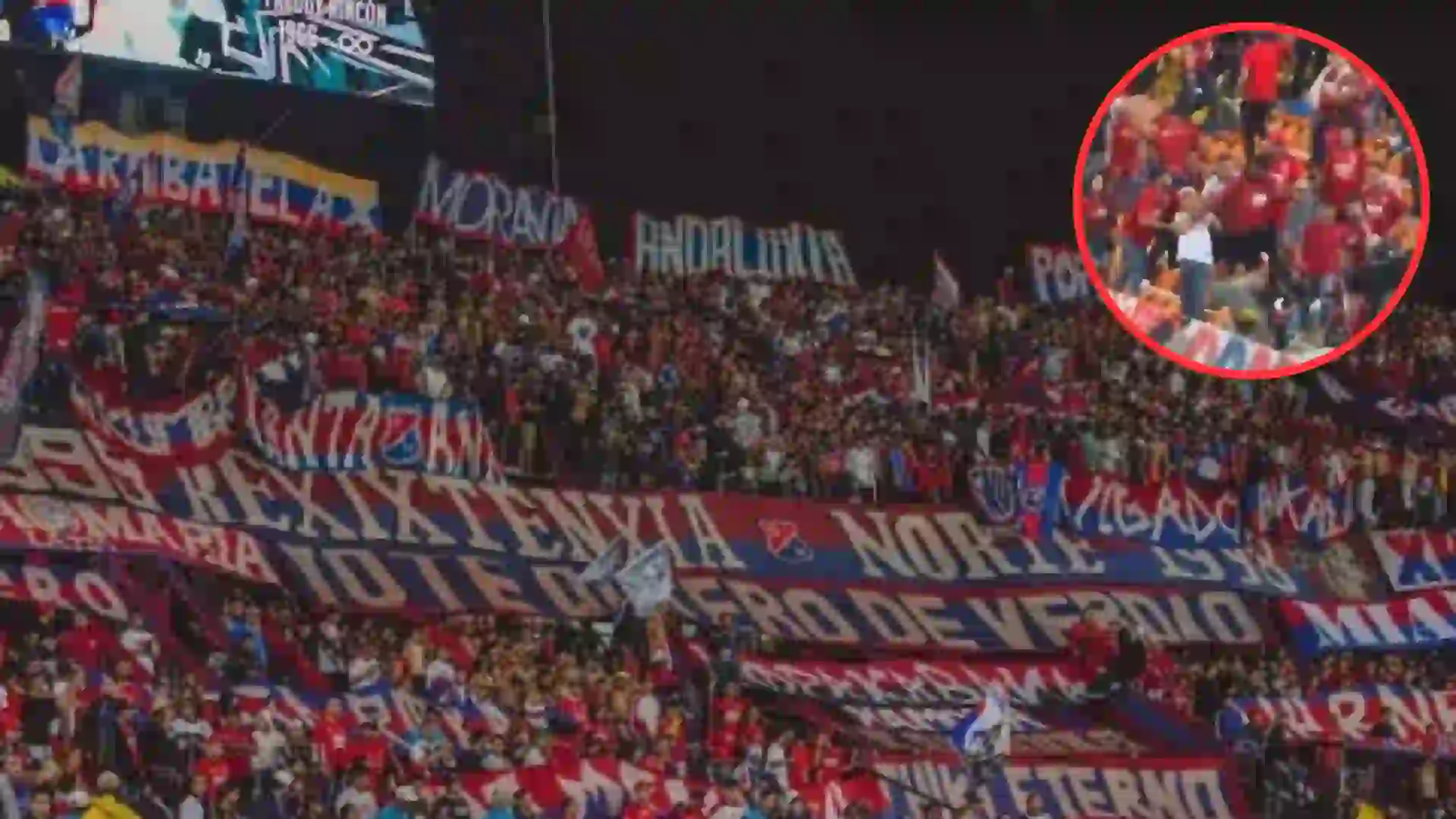Brutal golpiza a un hincha en la final entre Medellín vs. Santa Fe