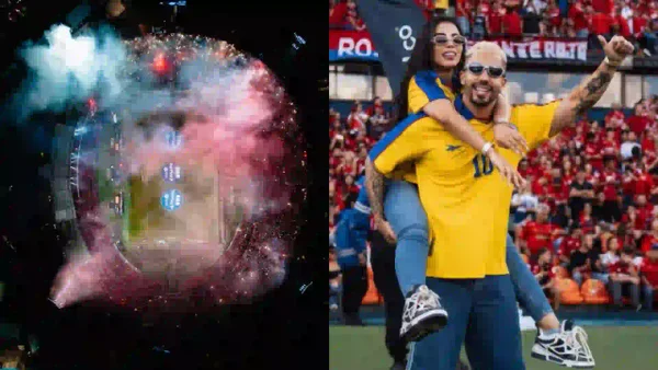 Así vivieron Karina García y Altafulla la final entre Medellín vs. Santa Fe: videos