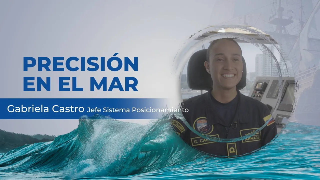 Ella es la ingeniera que mantiene firme al ARC Caribe en mar abierto