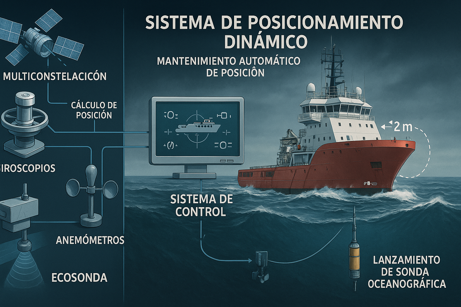 Sistema de Posicionamiento Dinámico del ARC Caribe