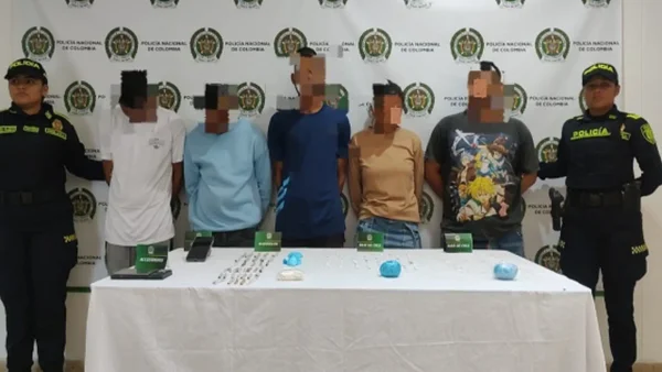 Golpe al microtráfico en Ponedera: capturan a cinco personas que distribuían droga