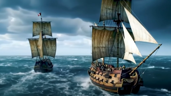 El galeón San José y la maqueta a escala que recrea su historia