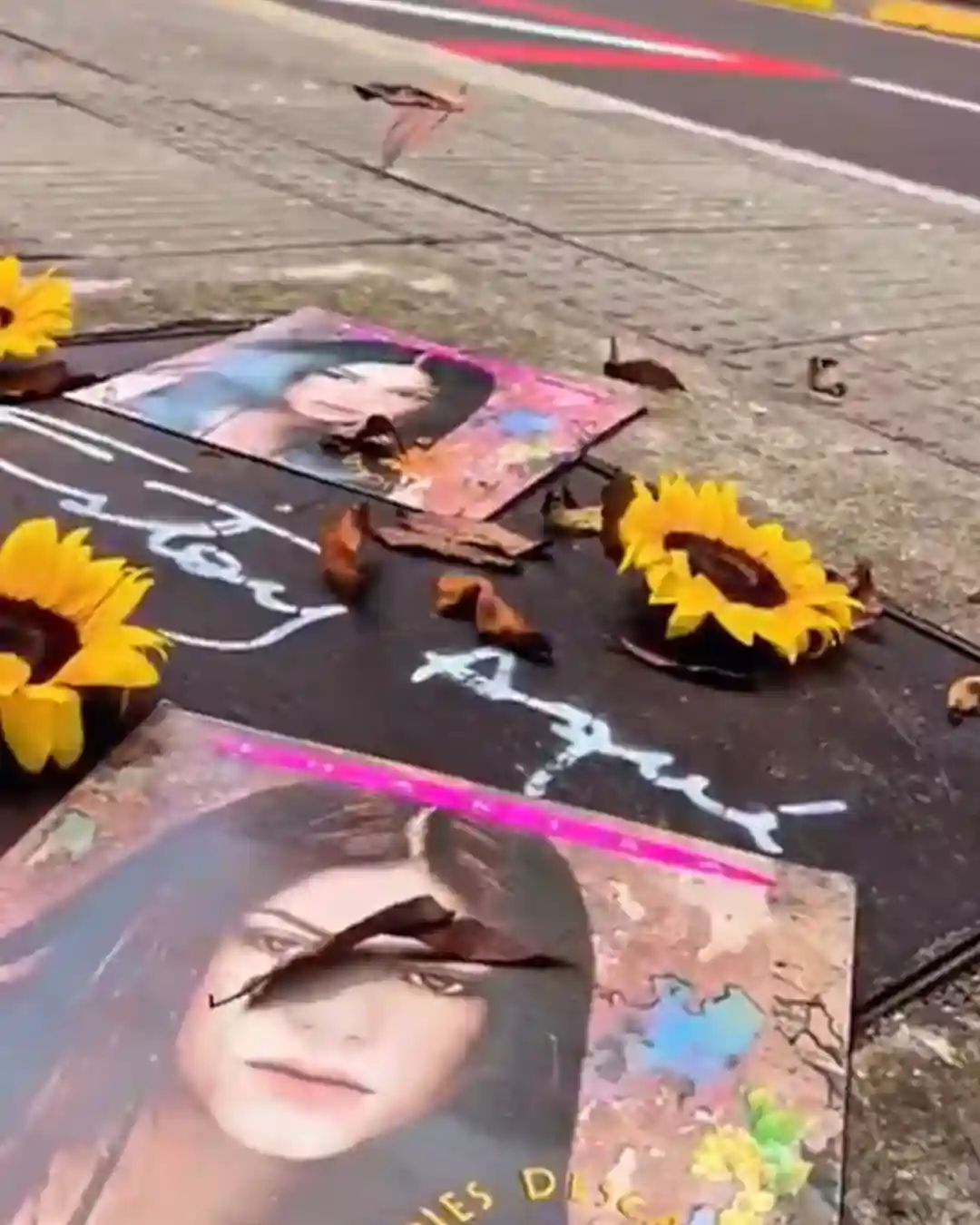 Grafitis de Shakira en Cali.