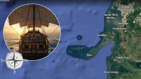 Lo que debe saber sobre el pleito por las coordenadas del galeón San José