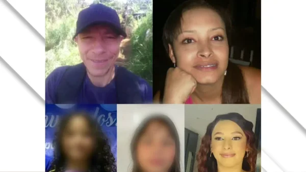 Despiden a cinco integrantes de una familia que fallecieron en los deslizamientos en Bello, Antioquia