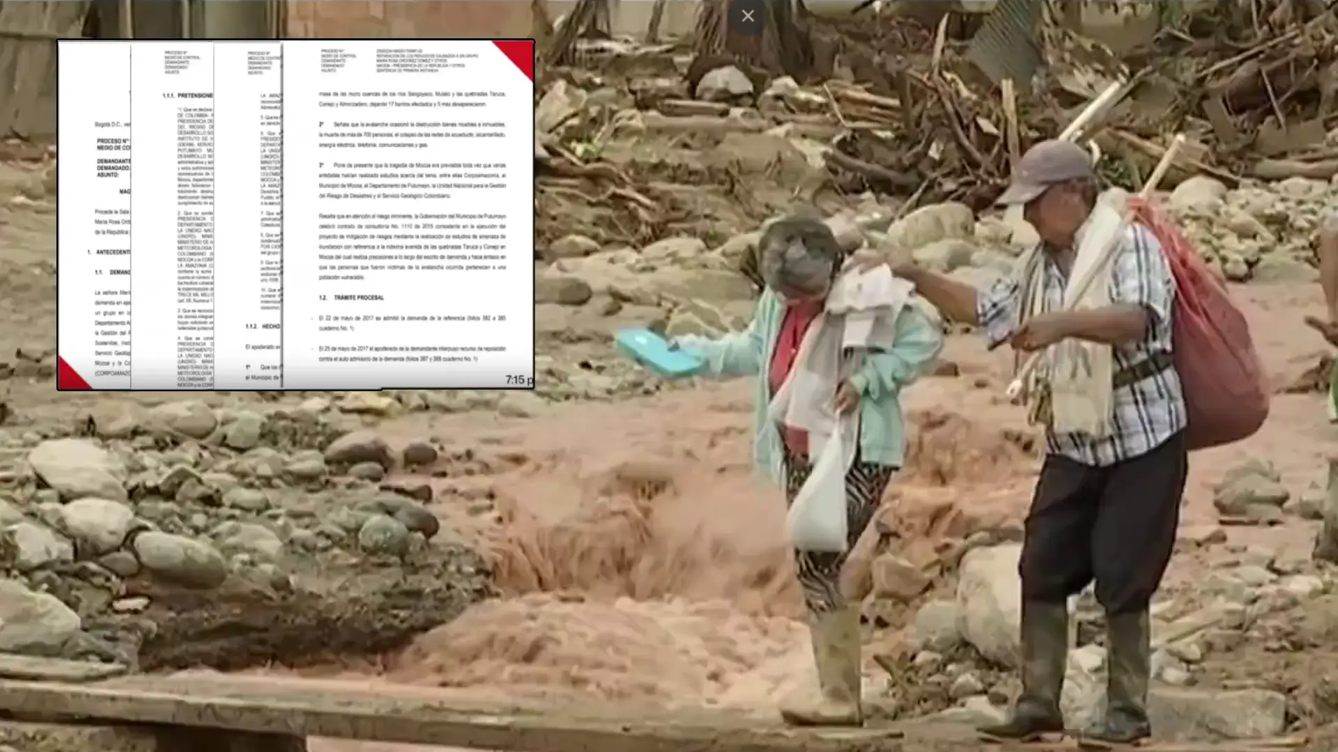 Estado deberá reparar a los damnificados en la avalancha que cobró la vida de 700 personas en Mocoa