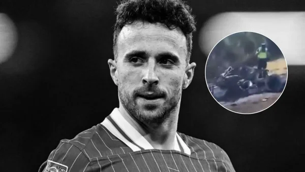 Videos estremecedores del accidente de Diogo Jota: así quedó su Lamborghini