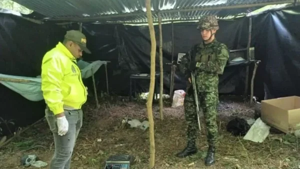 Destruyen laboratorio del Clan del Golfo con más de 300 kilos de cocaína en Cesar