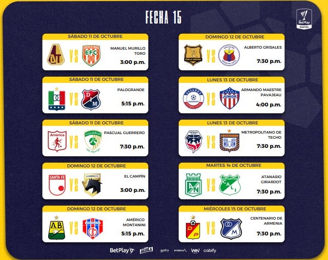 Fecha 15