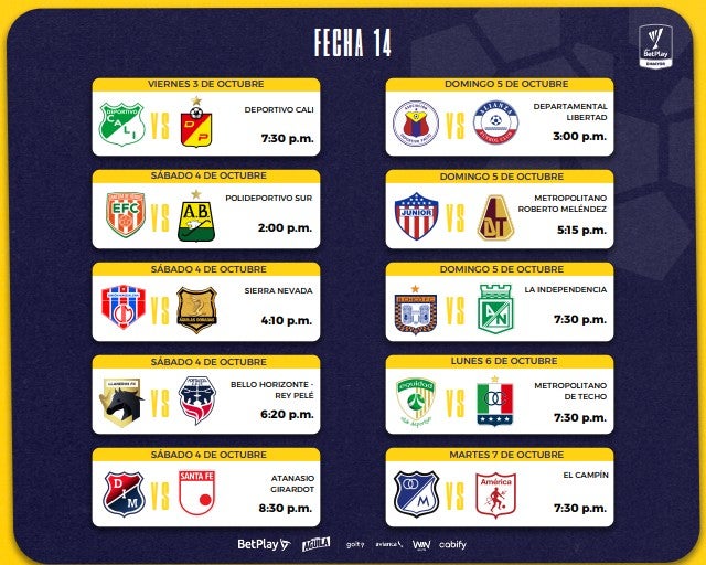 Fecha 14