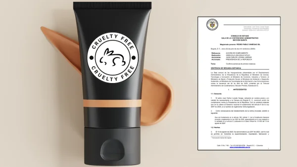 Consejo de Estado ordena reglamentar ley que prohíbe pruebas cosméticas en animales en Colombia