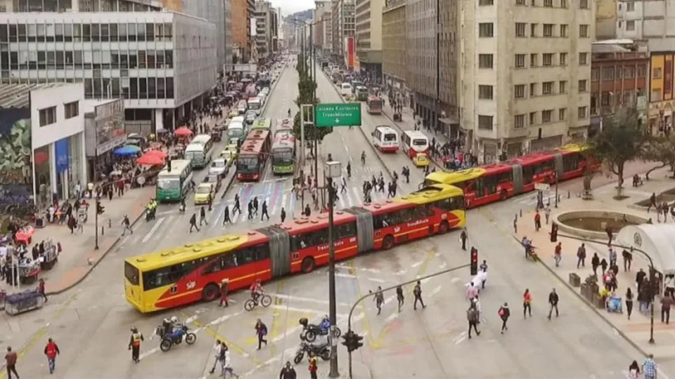 Cierre estación transmilenio