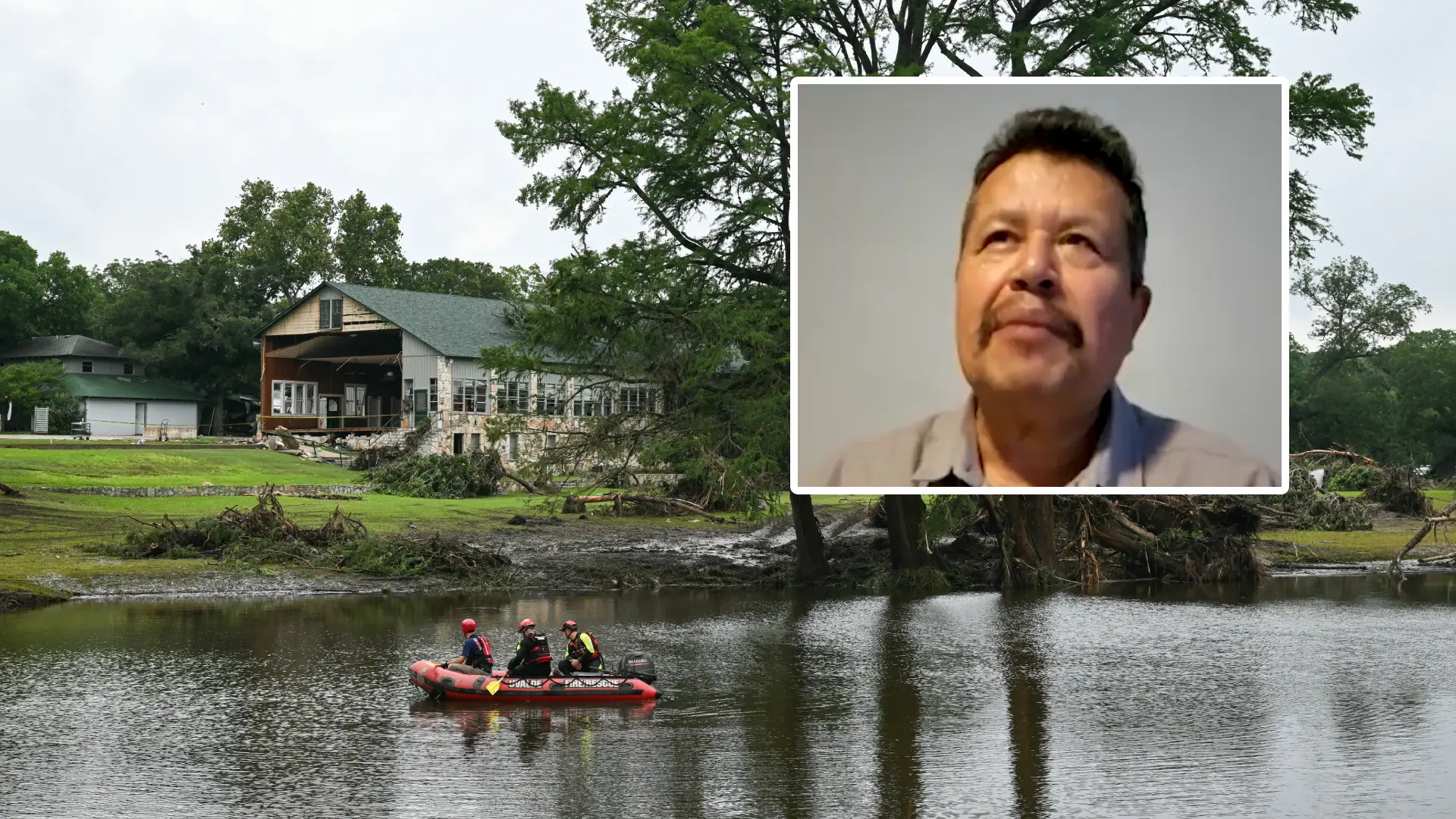 Sobreviviente de la tragedia en Texas.