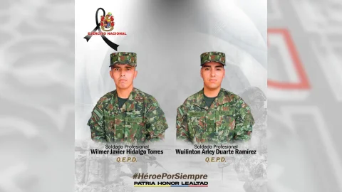 Clan del Golfo estaría detrás de emboscada que dejó dos soldados muertos en Antioquia