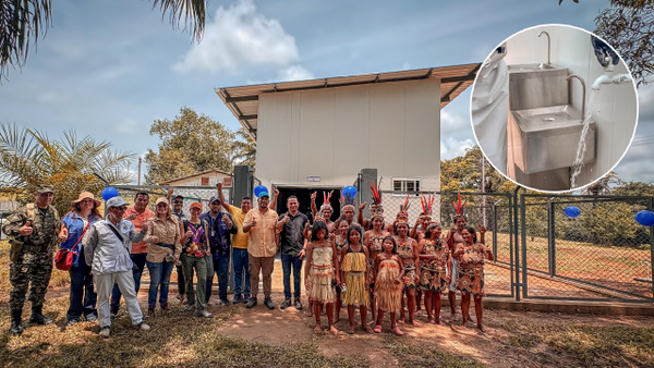 Agua potable llegó a la comunidad indígena de Puerto Valencia en Carurú, Vaupés Agua potable llegó a la comunidad indígena de Puerto Valencia en Carurú, Vaupés