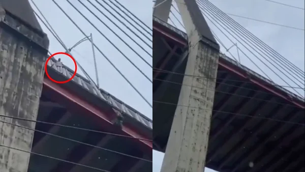 VIDEO | Hombre se lanzó desde lo más alto del viaducto César Gaviria en Pereira: esto se sabe VIDEO | Hombre se lanzó desde lo más alto del viaducto César Gaviria en Pereira: esto se sabe