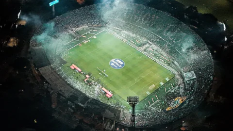 Atlético Nacional y estadio Atanasio Girardot