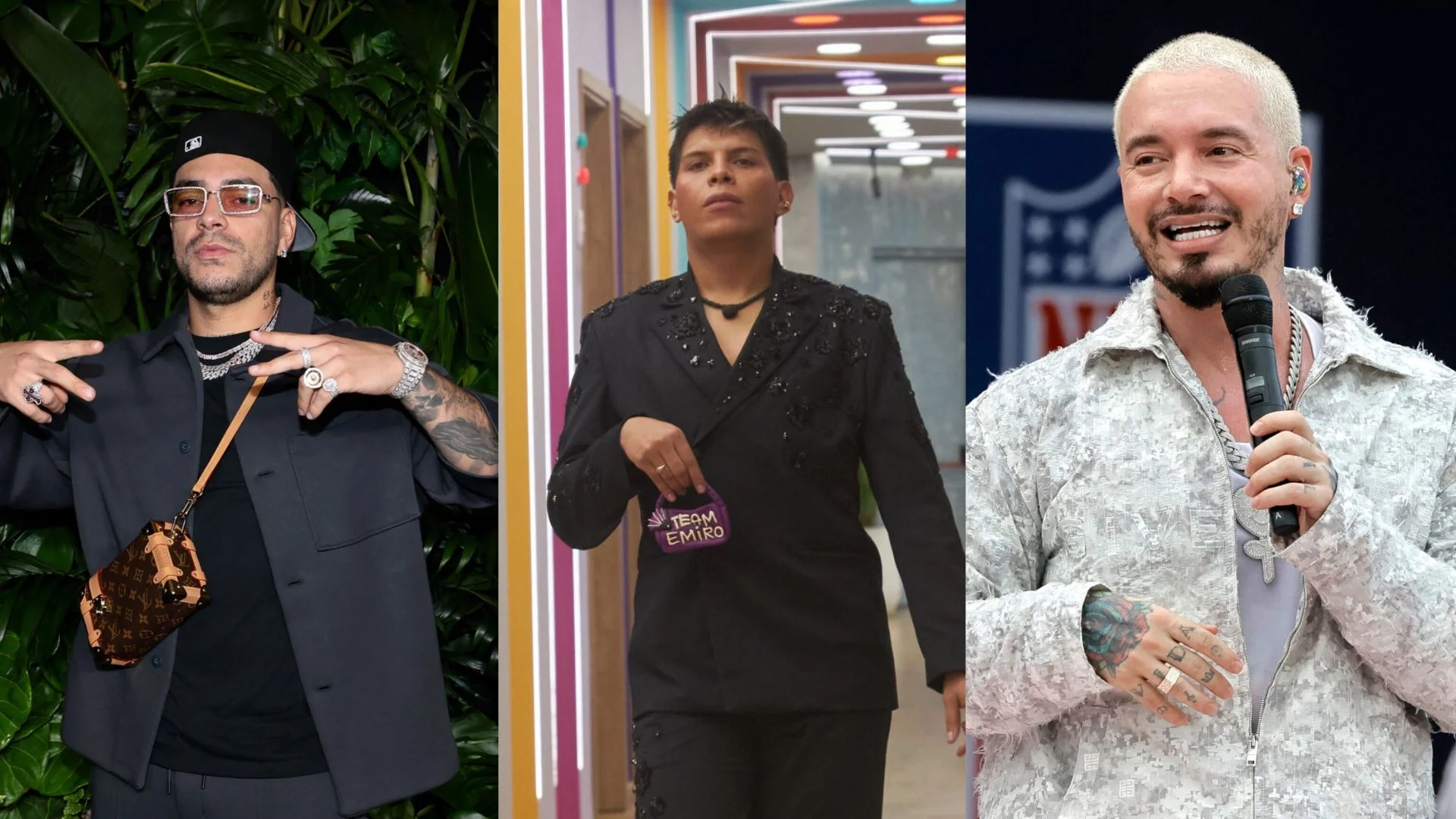 emiro-navarro-batalla-tiktok-ryan-castro-j-balvin Foto: AFP y Canal RCN