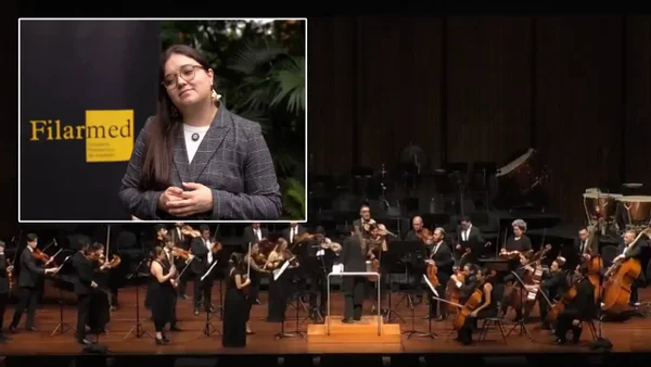 Ana María Patiño, la joven que se convirtió en la primera directora de la Orquesta Filarmónica de Medellín