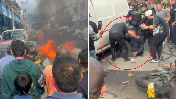 VIDEO | Violenta balacera entre ladrones y policías en San Andresito de la 38 en Bogotá VIDEO | Violenta balacera entre ladrones y policías en San Andresito de la 38 en Bogotá