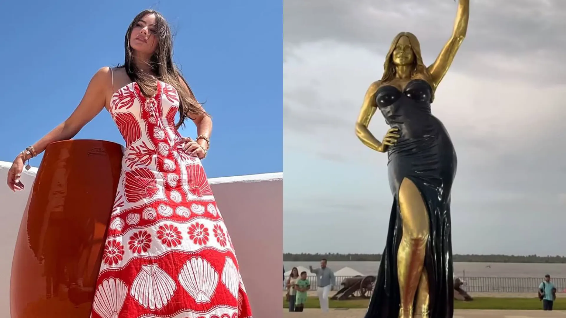 Sofía Vergara estatua Sofía Vergara estatua