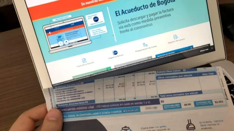 factura acueducto de Bogotá