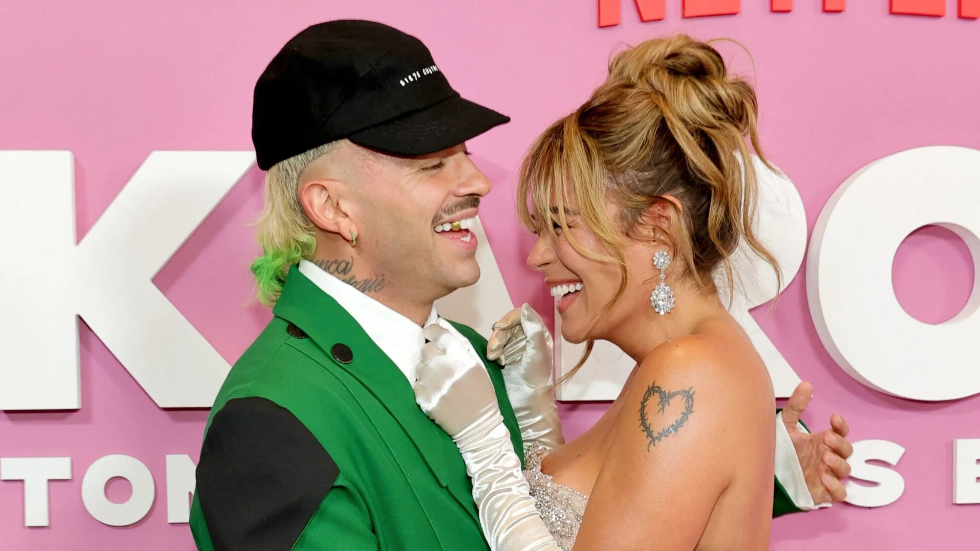 karol-g-disfrutando-del-concierto-de-feid Foto: AFP