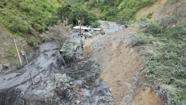 Emergencia en Quetame: este es el devastador panorama tras el colapso de un puente