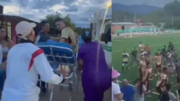 Partido de fútbol de influencers colombianos terminó en pelea: video viral