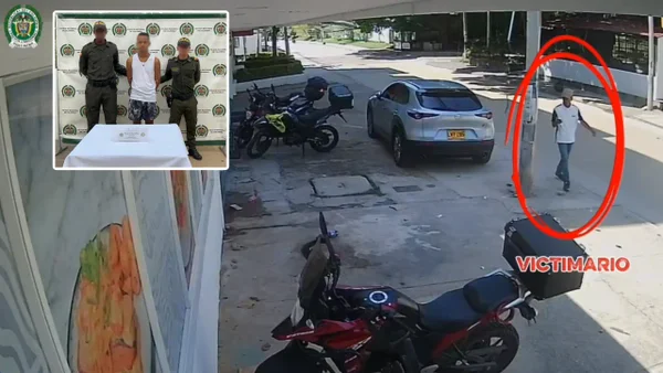 Video | Minuto a minuto de los movimientos del joven de 18 años que asesinó a chef en Cartagena