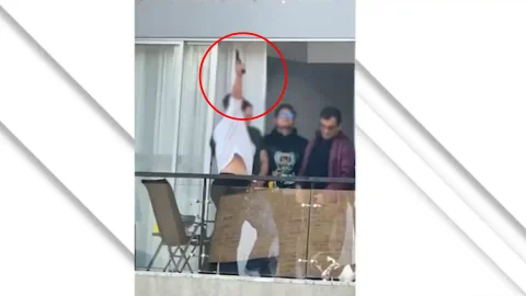 La versión de la mujer que disparó tiros al aire desde un balcón en el norte de Bogotá