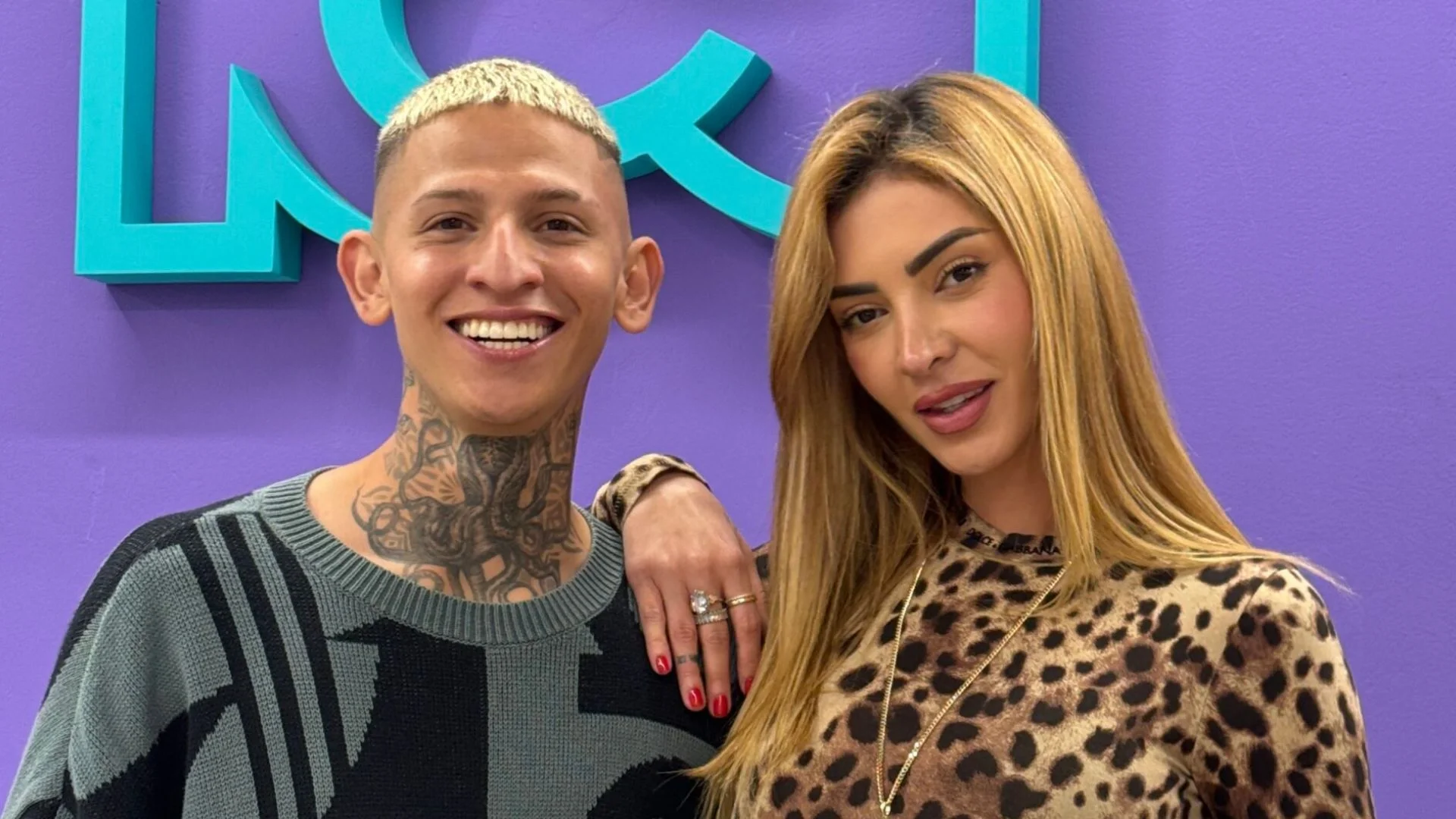 la-liendra-comparte-video-duchandose-con-su-novia-dani-duke Foto: Canal RCN