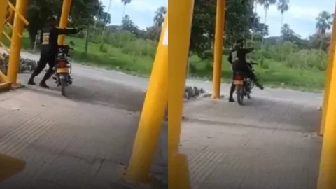 Guarda de seguridad agente de tránsito