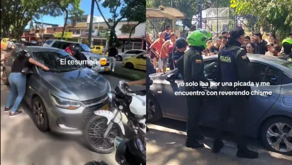 Video viral de infidelidad en Villavicencio terminó con Policía y caos: la escena paralizó la calle