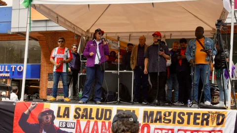 Protestas magisterio.