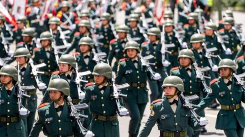 Desfile del 20 de julio.