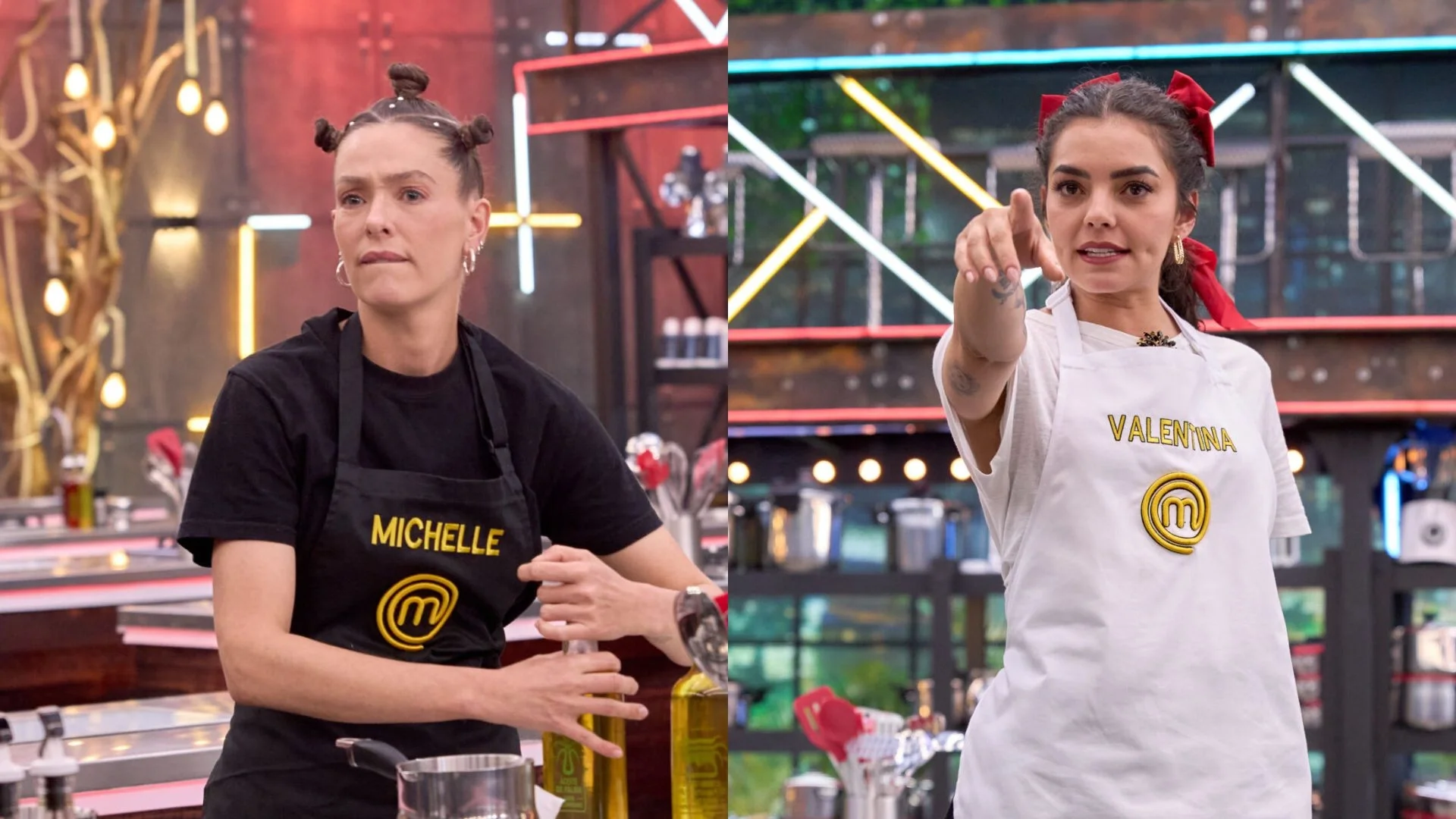 valentina-de-la-delantal-negro-a-michelle-masterchef-celebrity-colombia Foto: Canal RCN