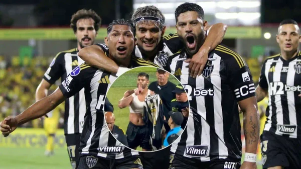 Hulk se quitó la camiseta, desafió a la hinchada del Bucaramanga y luego denunció racismo en su contra