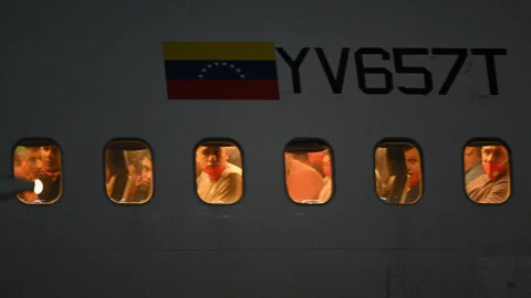 Venezolanos repatriados.