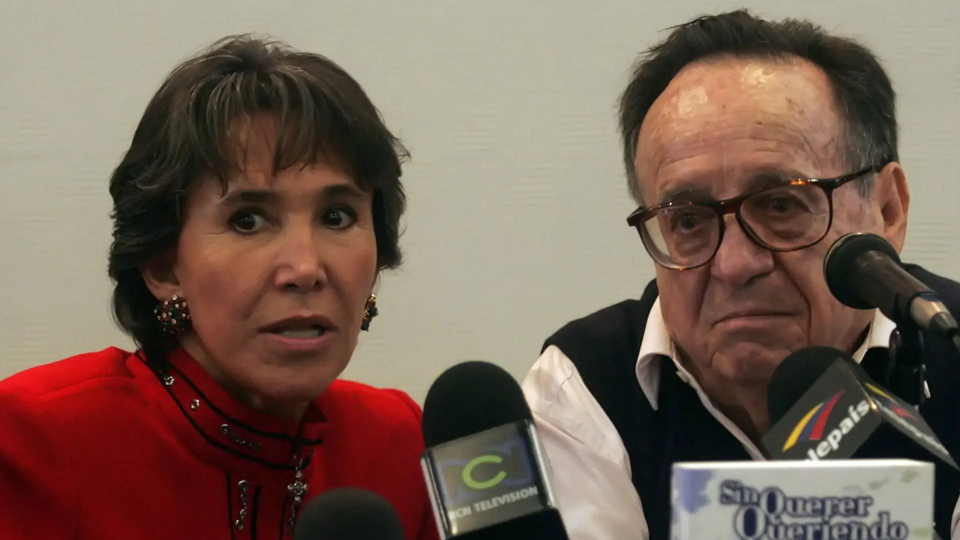 Florinda Meza y Roberto Gómez Bolaños.