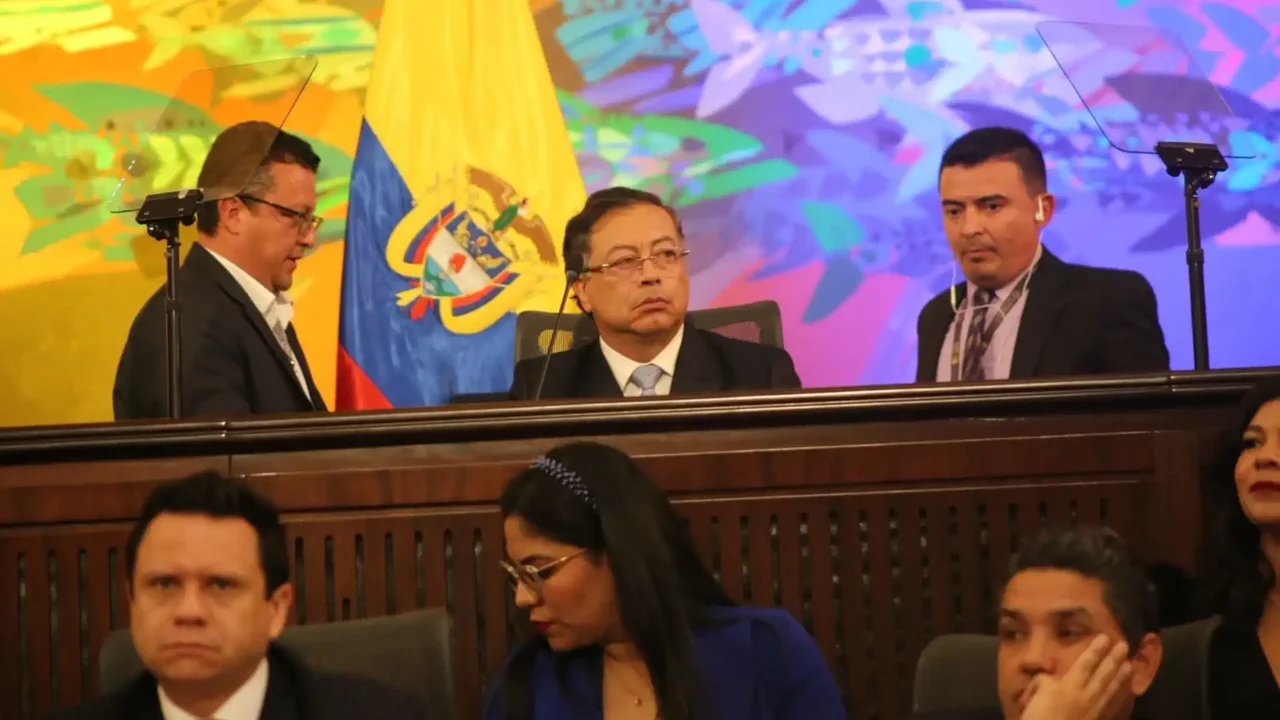 El discurso del presidente Gustavo Petro durante la instalación del ...