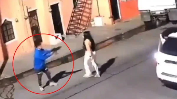 Cayó el hombre que mató con fusil a su expareja en México y todo quedó grabado en video