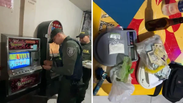 Insólita modalidad: en máquina tragamonedas mujer encaletaba drogas y armas