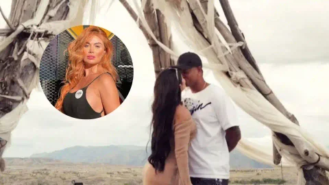 Sara Uribe y Freddy Guarín