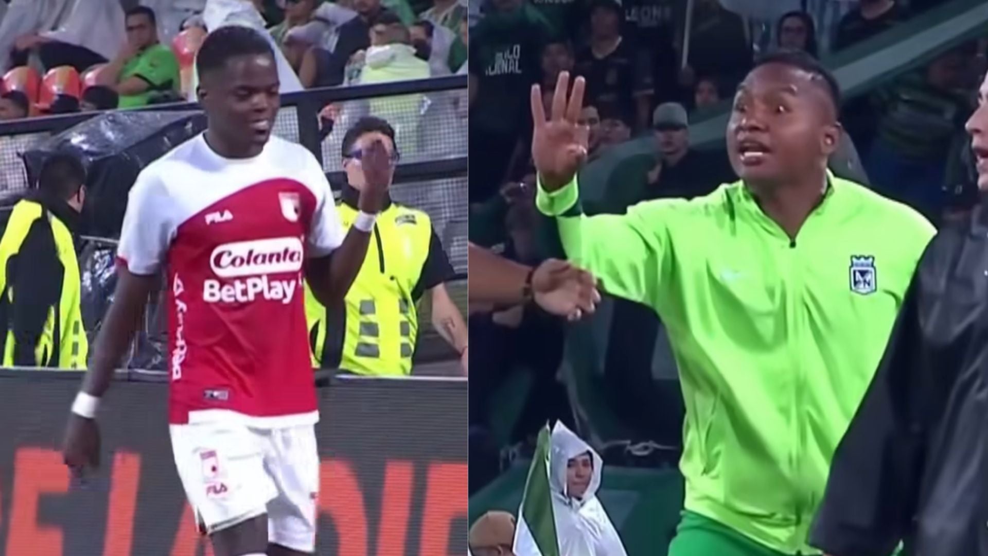 Jhojan Torres y Alfredo Morelos