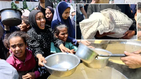 Una bebé de cinco meses entre los más de 120 muertos por hambre en la Franja de Gaza