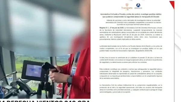 Audios del joven que tomó los controles en El Dorado evidencian cómo manejó la operación Audios del joven que tomó los controles en El Dorado evidencian cómo manejó la operación