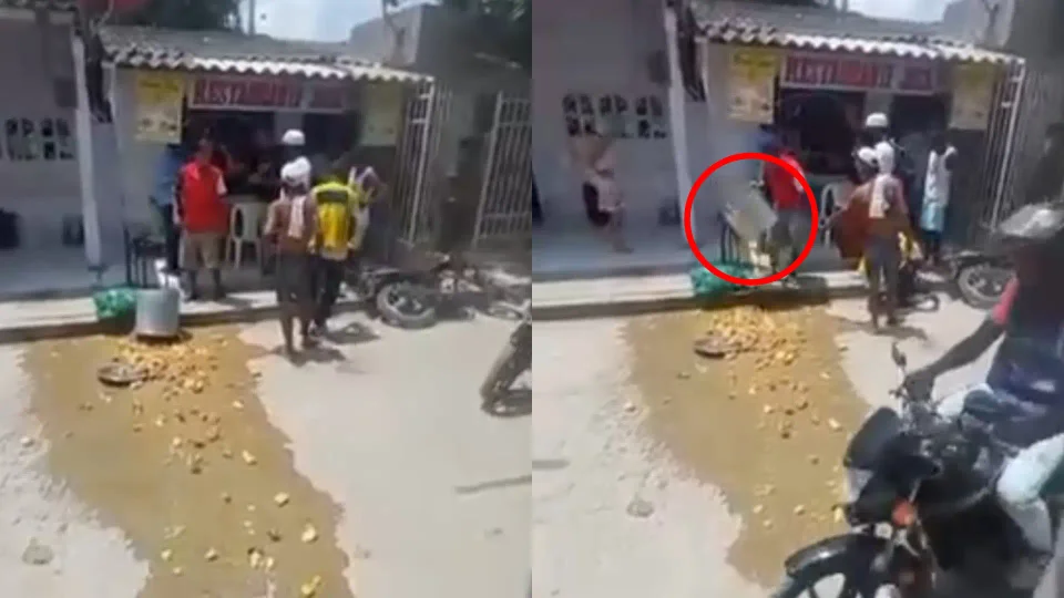 Gota a gota contra abuelo en Cartagena