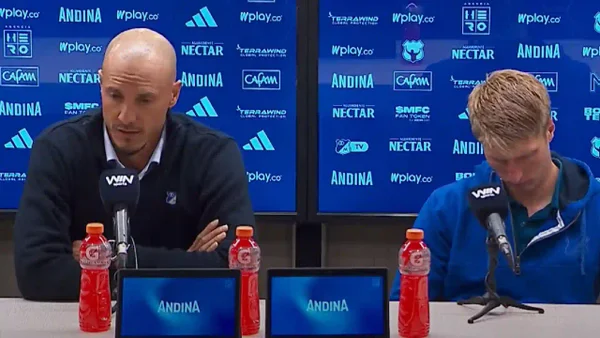 "Siento vergüenza": David González habló tras humillante derrota de Millonarios en El Campín