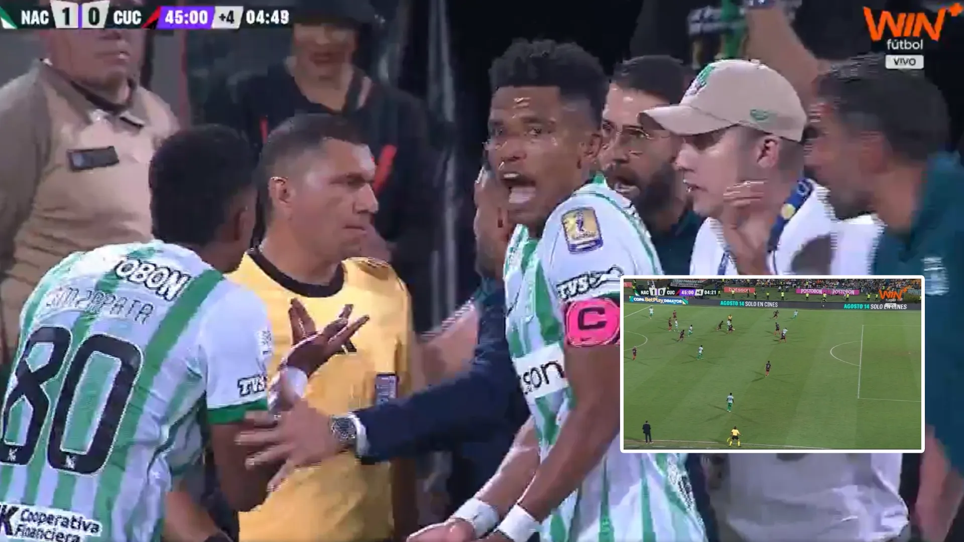 Atlético Nacional Cúcuta polémica penal